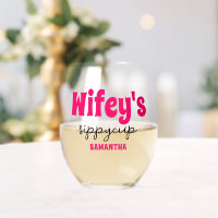 Personalisierter Wifey-Hippie-Cup