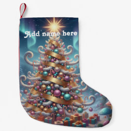Personalisierter wunderlicher Weihnachtsbaum - Kleiner Weihnachtsstrumpf