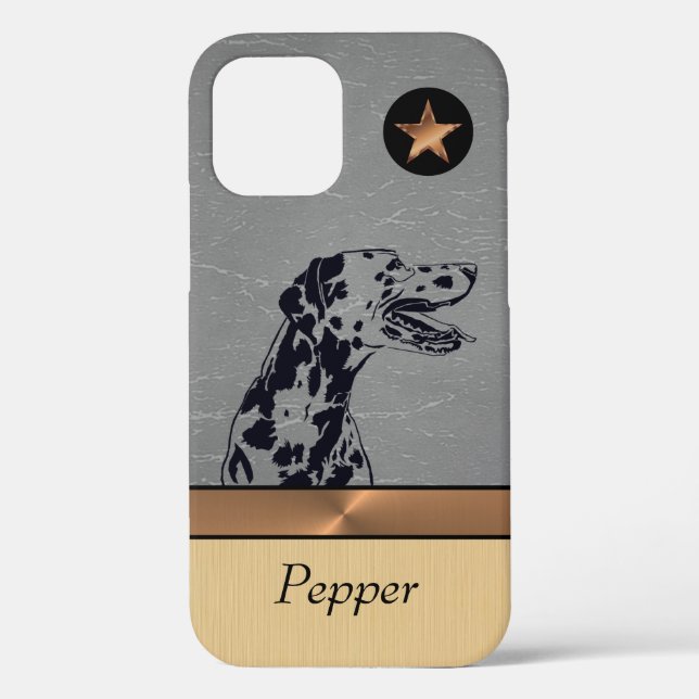Personalisierter wunderschöner Dalmatiner Dog iPho Case-Mate iPhone Hülle (Rückseite)