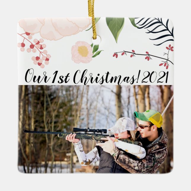 Personalisierter XMAS Ornament Baby Pink Cosmos au (Vorderseite)