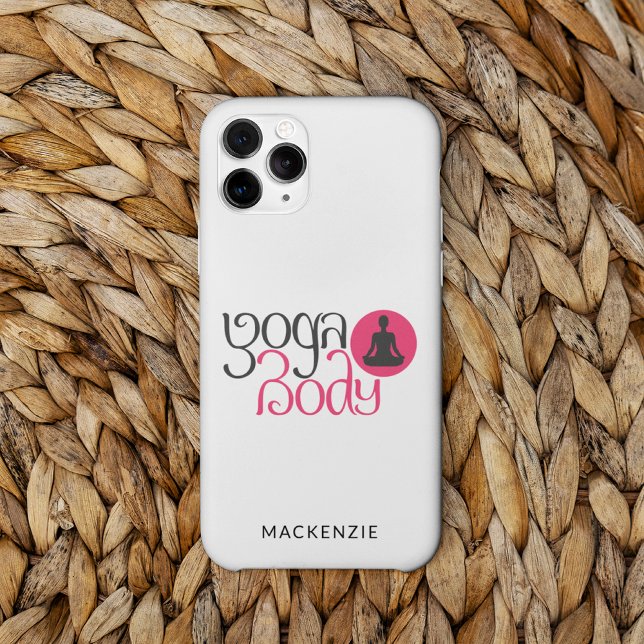 Personalisierter Yoga-Körper mit Yoga-Pose Grafik Case-Mate iPhone Hülle (Von Creator hochgeladen)