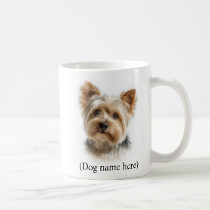 Personalisierter Yorkie-Hundemama Kaffeetasse