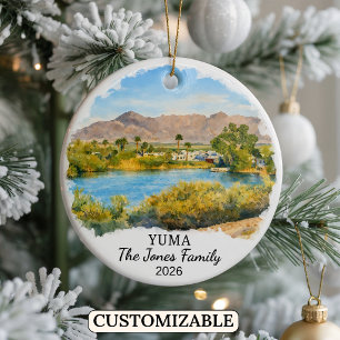 Personalisierter Yuma-Schmuck, Benutzerdefiniert A Keramik Ornament
