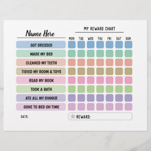 Personalisierter Zeitplan für den täglichen Spaß K Flyer