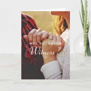 Personalisierter Zeuge, Hochzeitkarte Karte