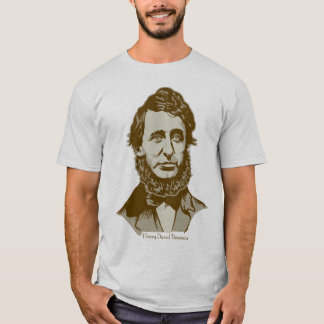 Personalisierter Zitat-T - Shirt Henry David