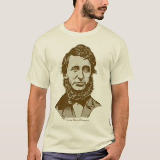Personalisierter Zitat-T - Shirt Henry David