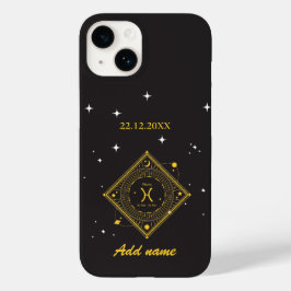 Personalisierter Zodiac-Individuelle Name Case-Mate iPhone 14 Hülle