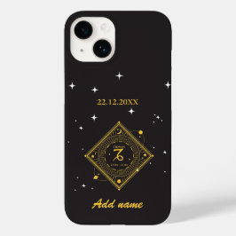 Personalisierter Zodiac-Individuelle Name Case-Mate iPhone 14 Hülle