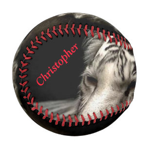 Personalisierter Zollbaseball/Tiger Baseball