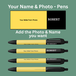 Personalisierter Zugfoto-Stift Kugelschreiber