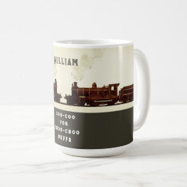 Personalisierter Zugübergang Kaffeetasse