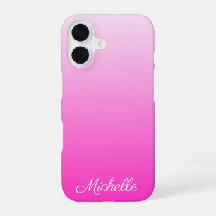 Personalisierter zweifarbiger Farbverlauf Ombre he iPhone 16 Hülle