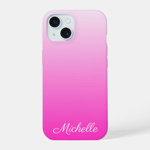 Personalisierter zweifarbiger Farbverlauf ombre ho iPhone 15 Hülle
