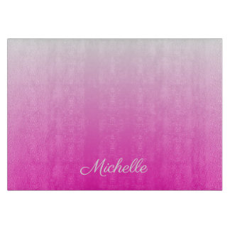 Personalisierter zweifarbiger Farbverlauf ombre ho Schneidebrett