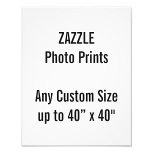 Personalisiertes 10" x 14" Foto-Druck oder Fotodruck