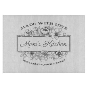 Personalisiertes 11,5" x 8" Klarquadrat Schneidebrett