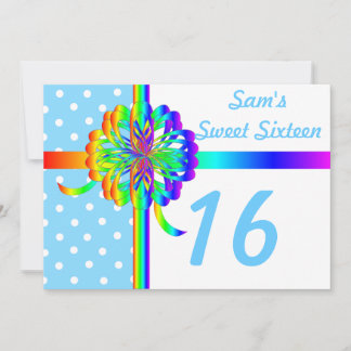 Personalisiertes 16. Geburtstag Einladung