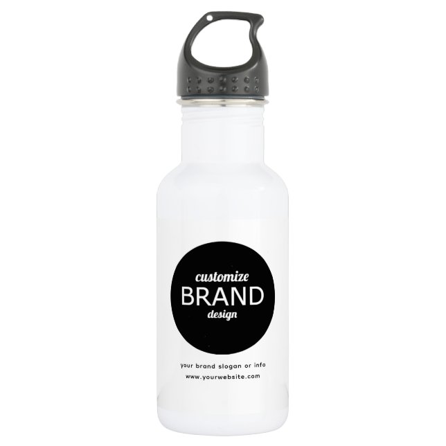 Personalisiertes 18 oz Logo Wasserflasche (Vorderseite)