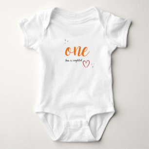 Personalisiertes 1. Babygelurtstag Baby Strampler