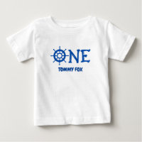 Personalisiertes 1. Happy Birthday Boat Wheel