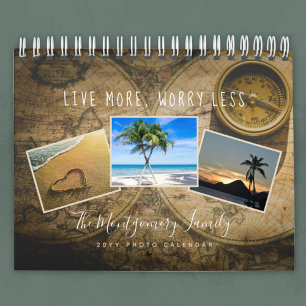 Personalisiertes 2026 Urlaubsfamilienfoto Kalender