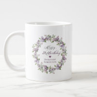 Personalisiertes 21. Geburtstagsgeschenk Lila Lila