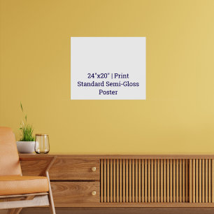 Personalisiertes 24"x20" Standard-Halbglanz Poster
