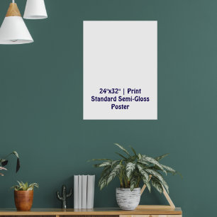 Personalisiertes 24"x32" Standard-Halbglanz Poster