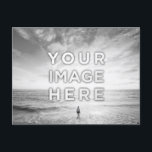 Personalisiertes 2-Foto-Schwarzweiß Postkarte<br><div class="desc">Laden Sie Ihr Foto hoch und erstellen Sie Ihre personalisierte Schwarz-Weiß-Postkarte! Machen Sie Ihr perfektes Geschenk für Freunde, Ehepaare, Kinder und Familie, erschaffen Sie Ihren besten Sake, grüßen Sie Ihre Liebsten von Ihren Reisen! Will du, diese Strandlandschaften zu kaufen, ohne sie zu personalisieren? Diese phantastischen Fotos von Frank Mckenna aus...</div>