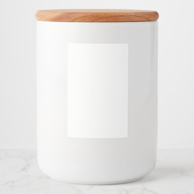 Personalisiertes 2x3-Lebensmittel-Container-Etiket Lebensmitteletikett (Vorderseite)