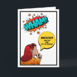 Personalisiertes 30. Geburtstag Retro Comic Funny Karte<br><div class="desc">Sage glücklichen Geburtstag und viel Spaß mit dieser Vintagen Retro-Comic-Geburtstagskarte mit dem "over the hill"-Look. Einfache Anpassung mit der bereitgestellten Vorlage.</div>