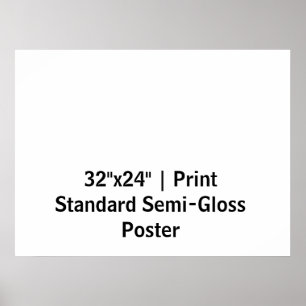 Personalisiertes 32"x24" Standard-Halbglanz Poster