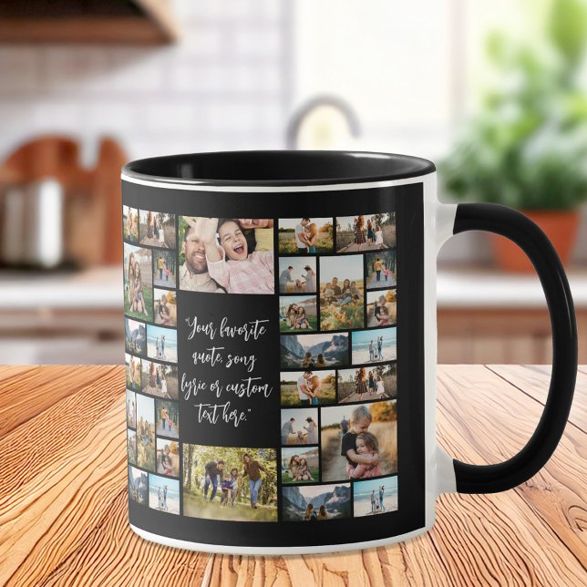 Personalisiertes 34-Foto Collage individuelles Ang Tasse (Von Creator hochgeladen)