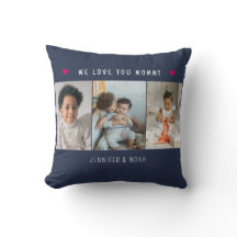 Personalisiertes 3-Foto-Collage-Geschenk für Mama