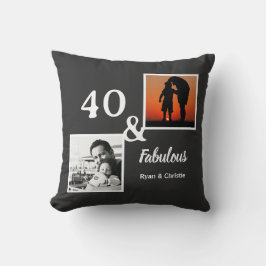 Personalisiertes 40 & fantastisches Männergeschenk Kissen