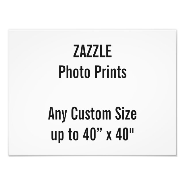 Personalisiertes 40 x 30 cm Foto Print, oder benut (Vorne)