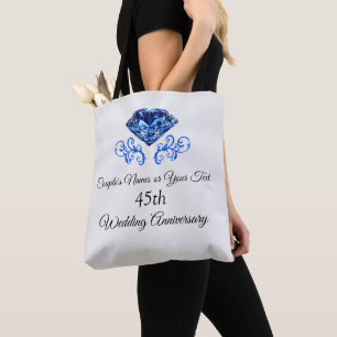 Personalisiertes 45. Jahrestags-Geschenk für