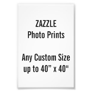 Personalisiertes 4" x 6" Foto-Druck oder Fotodruck