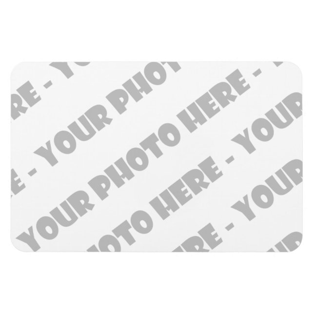 Personalisiertes 4" x 6" Foto-Magnet, erstellen Si Magnet (Horizontal)