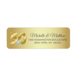 Personalisiertes 50. Geburtstag der Goldenen Hochz