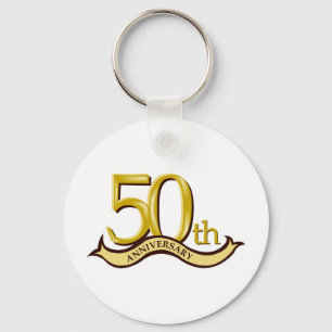 Personalisiertes 50. Jahrestags-Geschenk Schlüsselanhänger