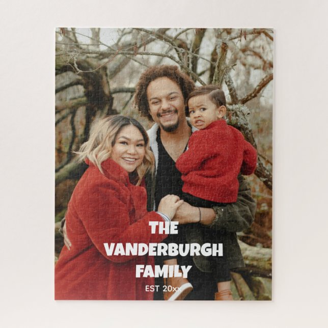 Personalisiertes 520pc Game Night Family Portrait Puzzle (Vertikal)