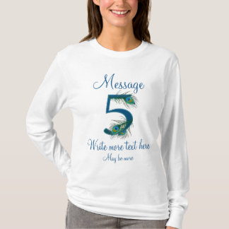 Personalisiertes 5-köpfiges 5. Hochzeitstag T-Shirt