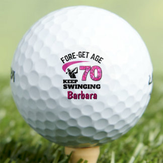 Personalisiertes 70. Geschenk für Mama Rosa FOREge Golfball