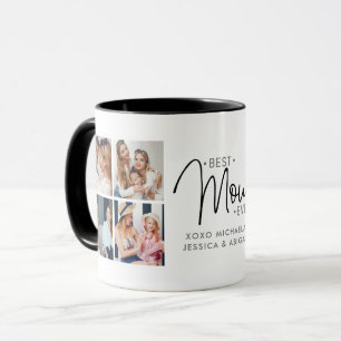 Personalisiertes 8-Foto "Beste Mama überhaupt" Tasse