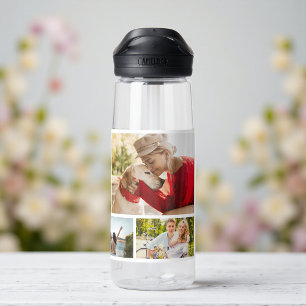 Personalisiertes 9-Foto-Collage-Namen-Geschenk Trinkflasche