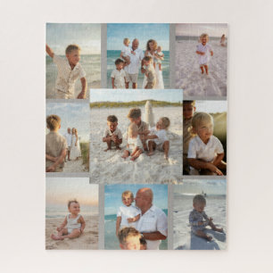 Personalisiertes 9-Foto-Familien-Collage-Puzzle Puzzle