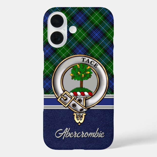 Personalisiertes Abercrombie-Clan-Abzeichen und Ta Case-Mate iPhone Hülle (Rückseite)