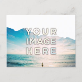 Personalisiertes abgerissenes Papier mit Foto Cust Postkarte